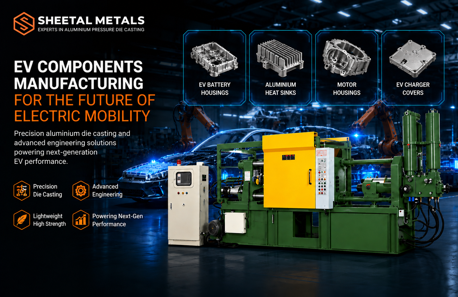 EV Components Manufacturing: Supporting the Future of Electric Vehicles