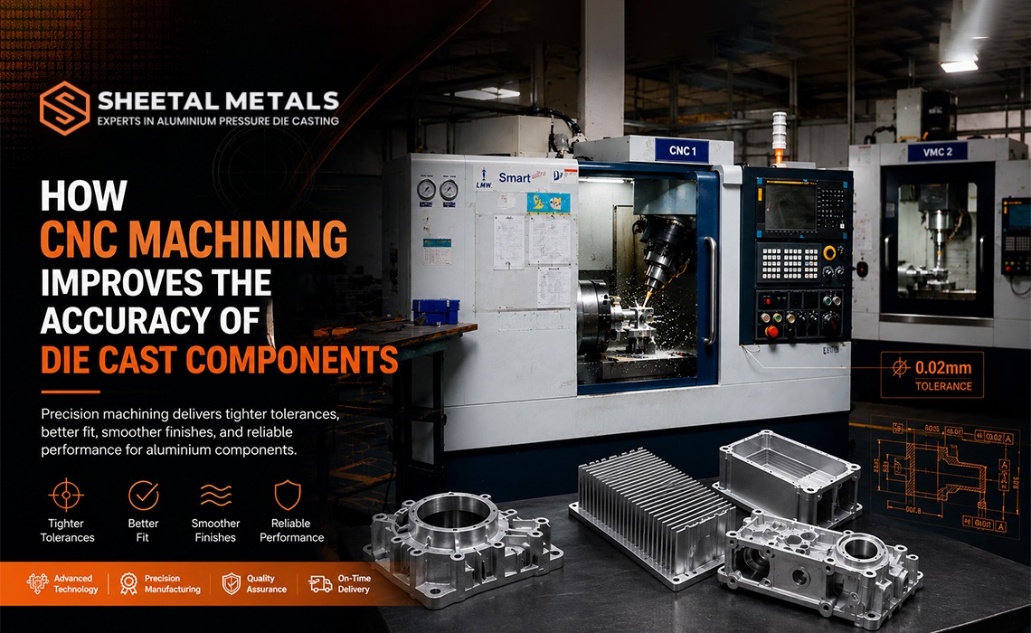 How CNC Machining Improves the Accuracy of Die Cast Components