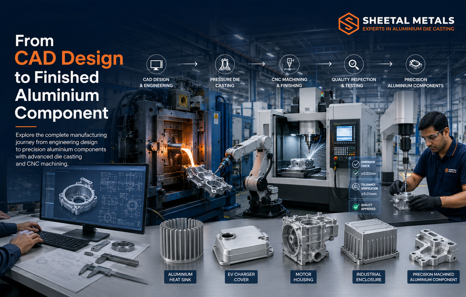 From CAD Design to Finished Aluminium Component: The Complete Manufacturing Journey