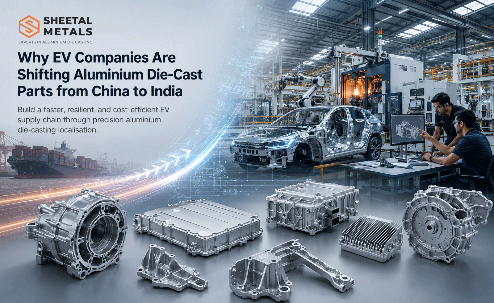 Why EV Companies Are Shifting Aluminium Die-Cast Parts from China to India