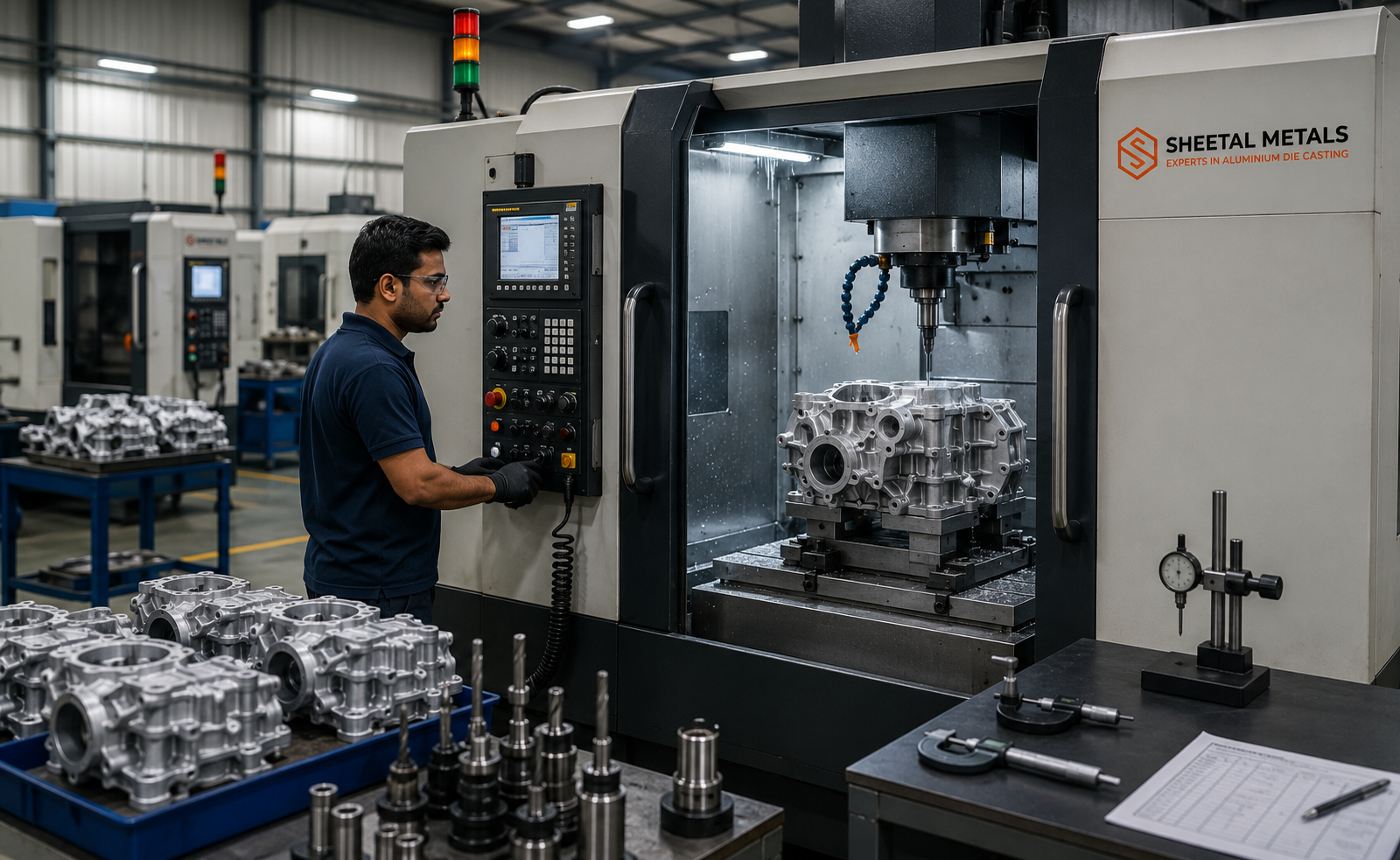 Engineering review and localisation support for shifting aluminium die-cast components from China to India.