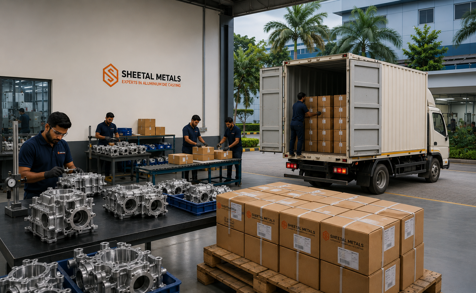Domestic aluminium die-cast component supply supporting faster delivery and reduced inventory requirements.