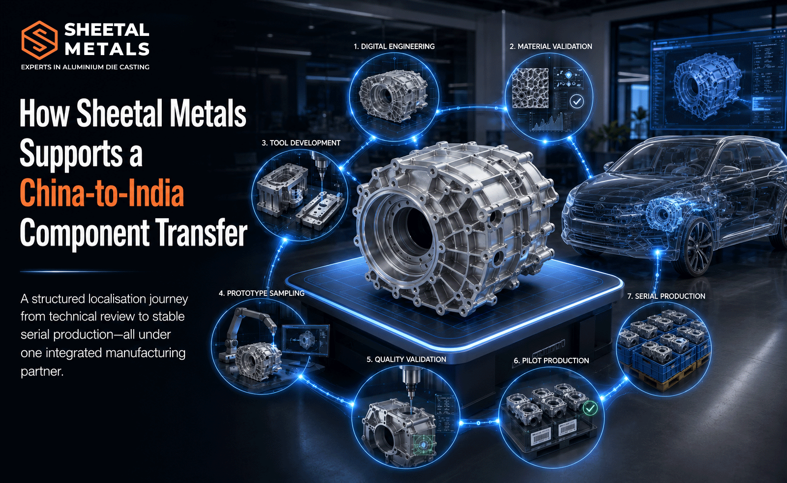 How Sheetal Metals Supports a China-to-India Component Transfer