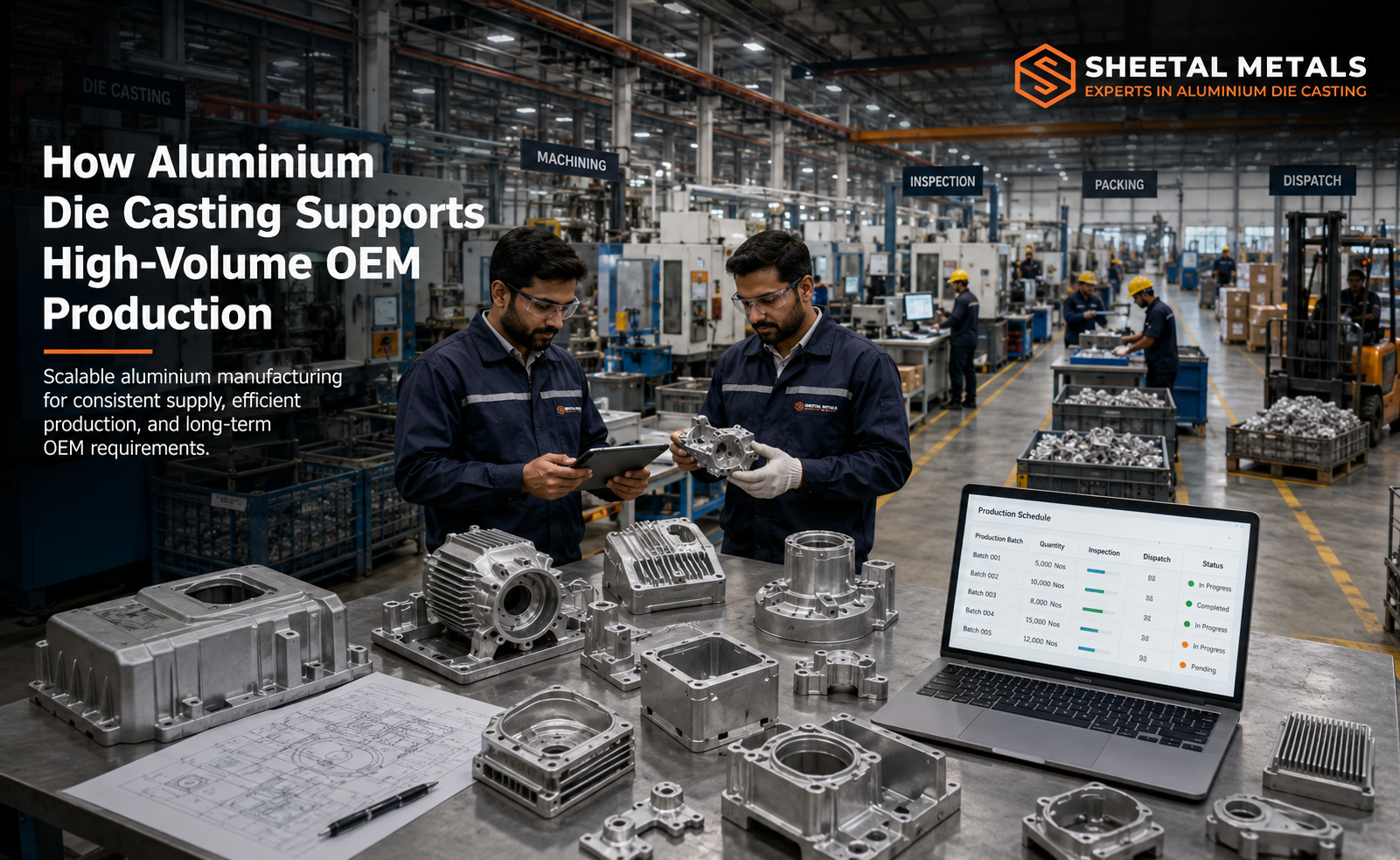 How Aluminium Die Casting Supports High-Volume OEM Production